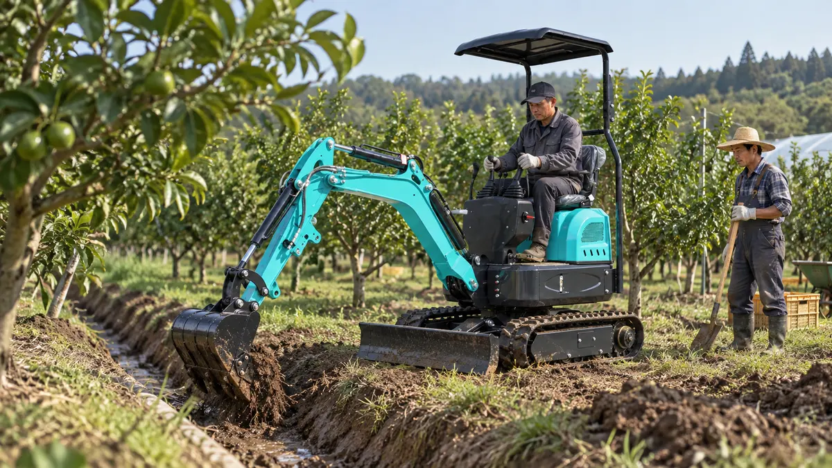 Orchard Drainage Excavation