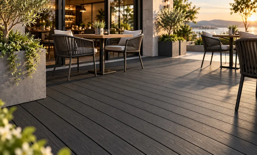 Outdoor Cafe Deck für den täglichen Verkehr (1)