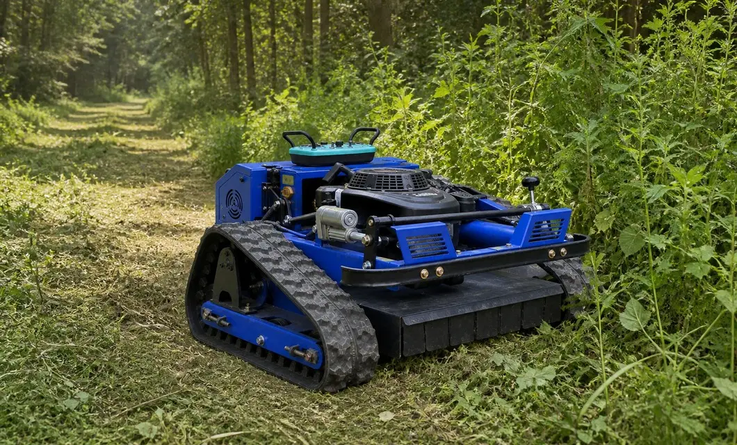Overgrowth removed along forest access lanes