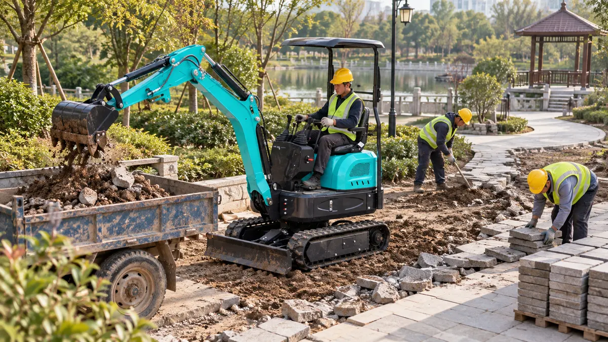 Park Pathway Construction