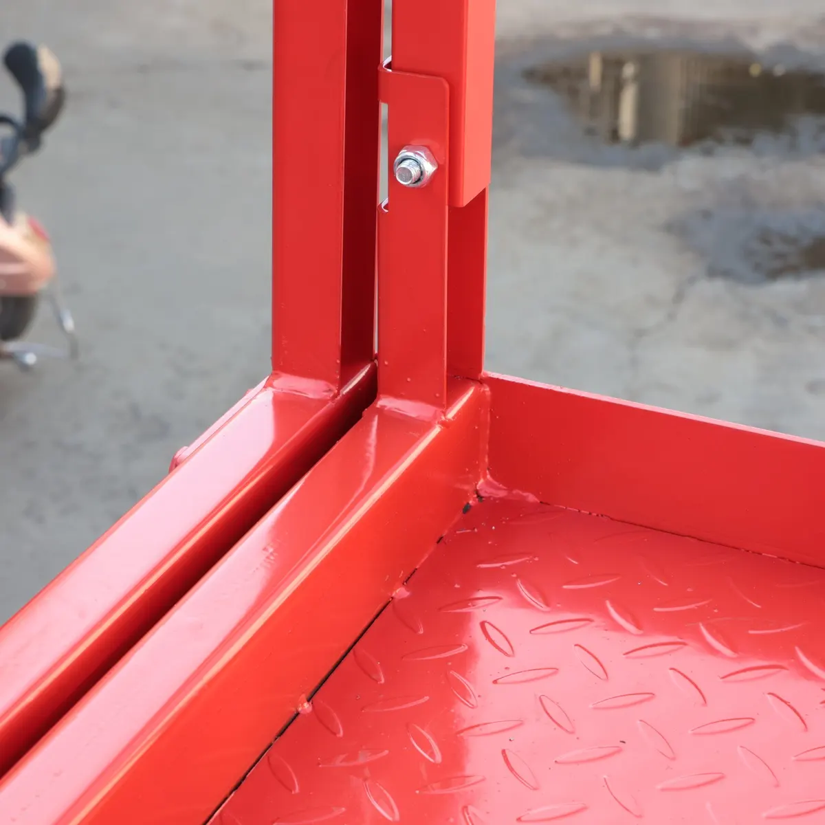 Platform met patroon