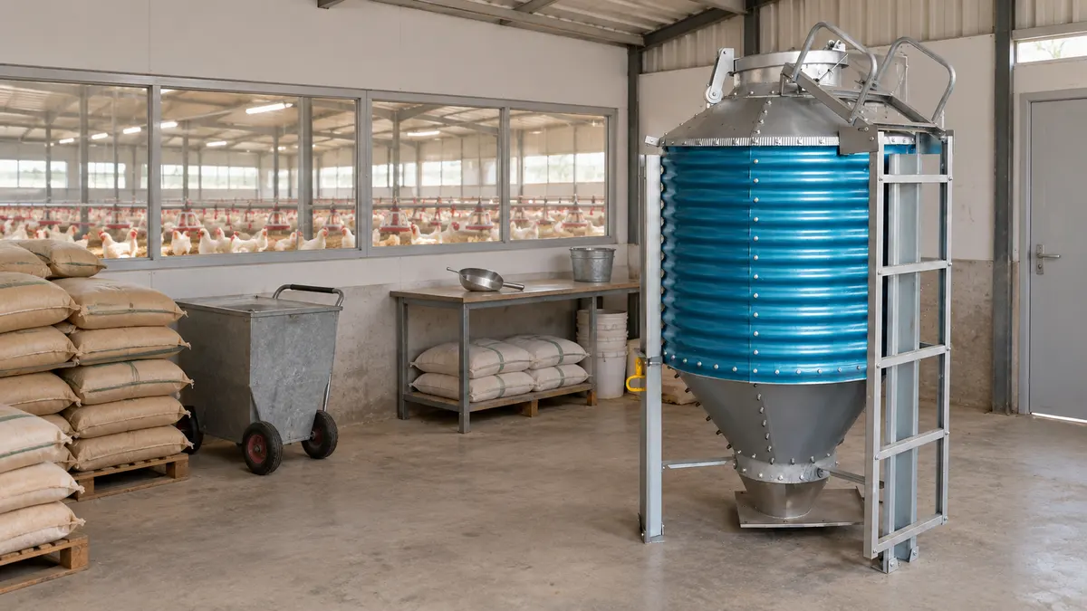 Pièce d'alimentation de ferme avicole