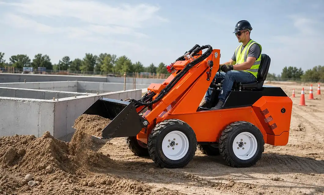 Controlled Earthmoving in Confined Sites