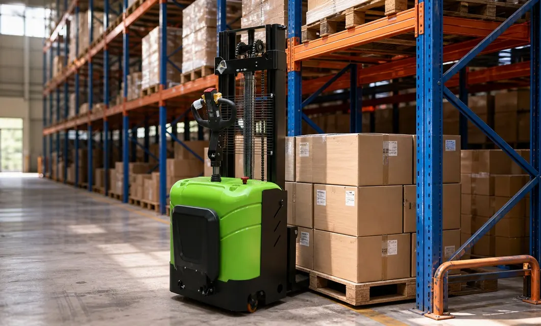 Posizionamento preciso del pallet in Rack Aisles