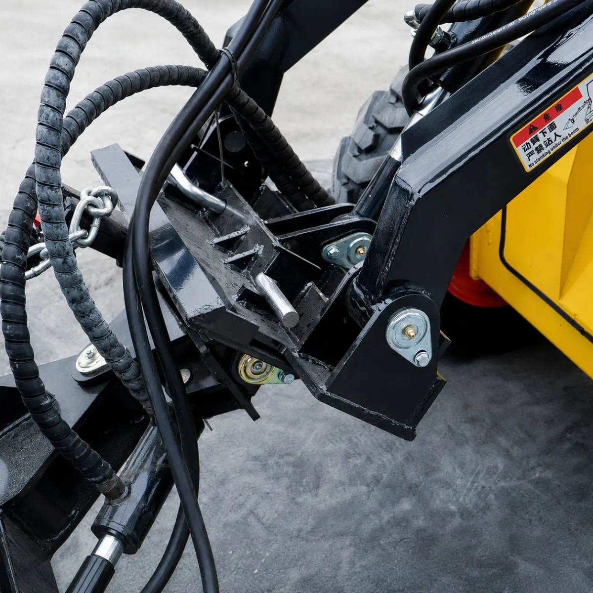 QL-500W (مكشطة)-التفاصيل-حامل تثبيت سريع التغيير