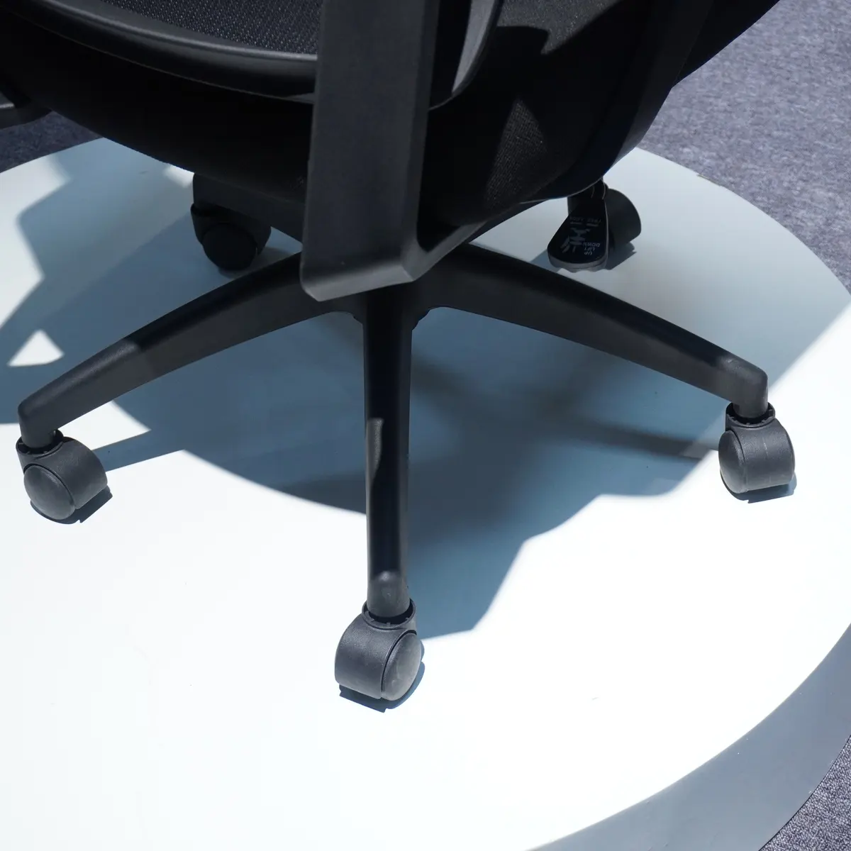 Rear Five Star Base Caster Detail