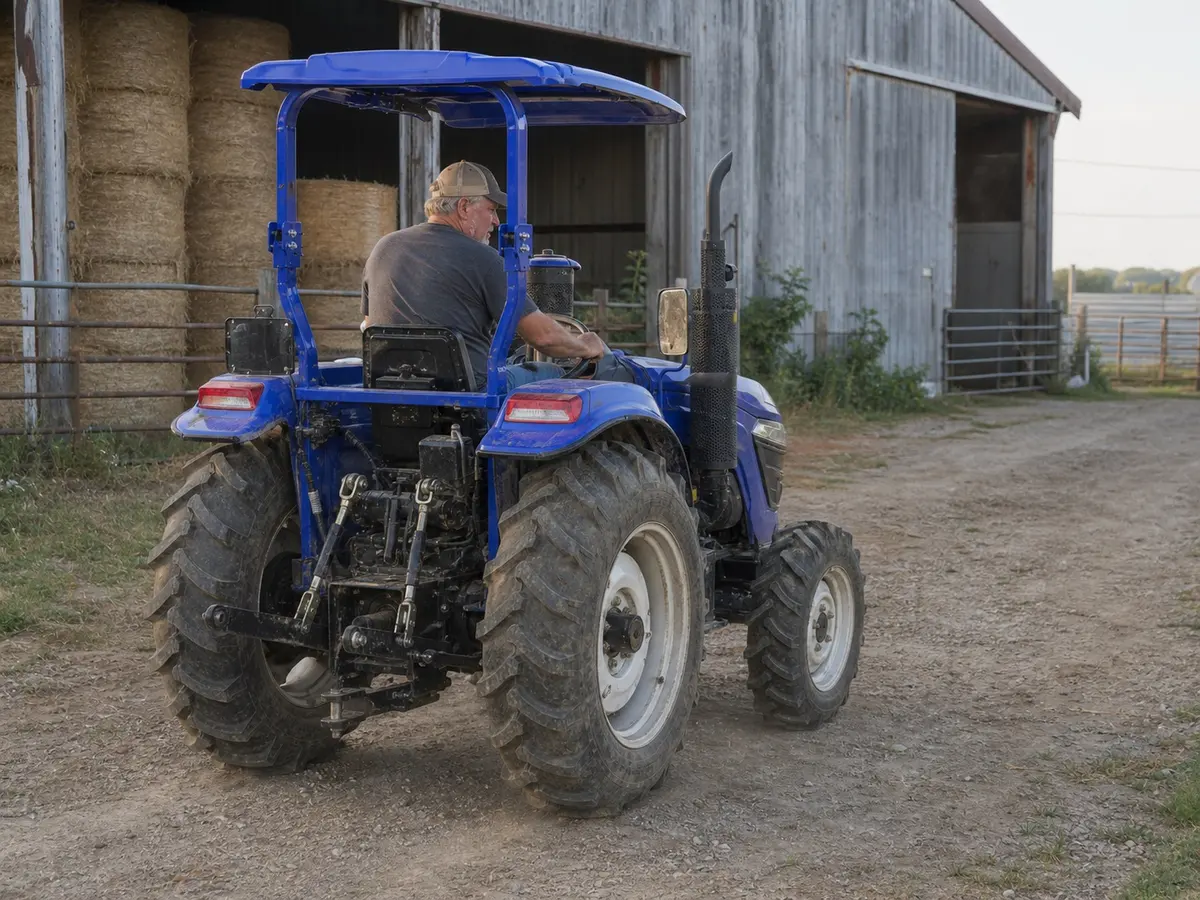 Farmyard Hitch Work: Heck kupplung für die Implementierung kupplung ausgerichtet. ALT-254Y wird in dieser Arbeits einstellung angezeigt. Bestätigen Sie die Passform, das Gelände, die Strecken freigabe und die Betriebs bedingungen vor der Verwendung.
