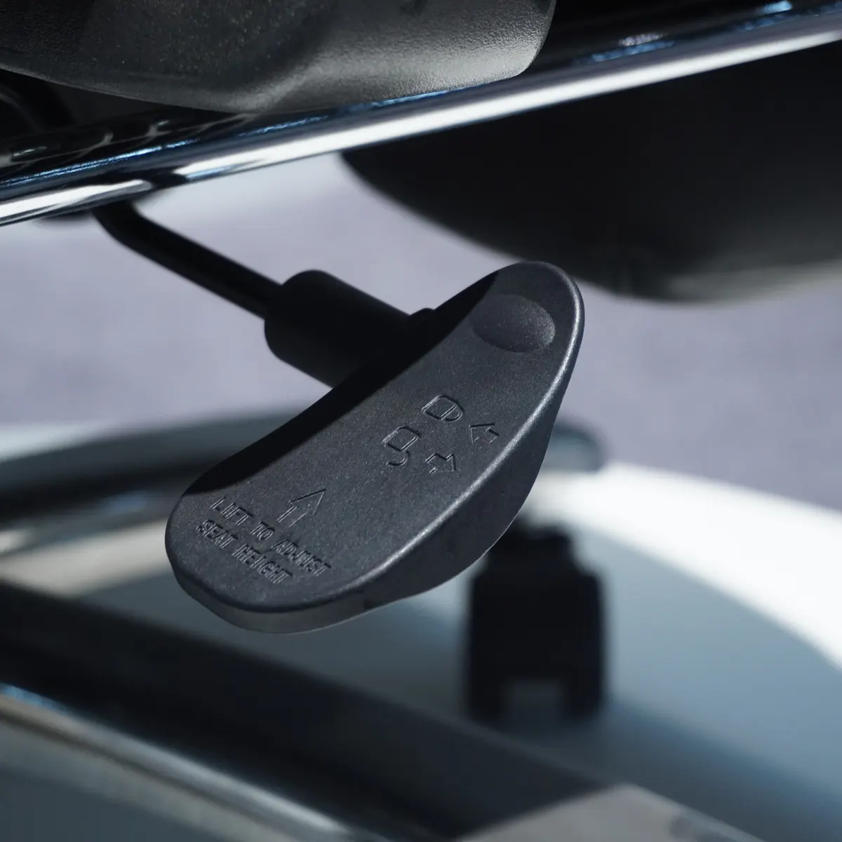 Recline Adjustment Handle Close Up