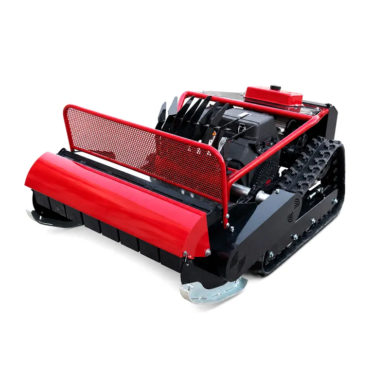 Remote-controlled lawn mower