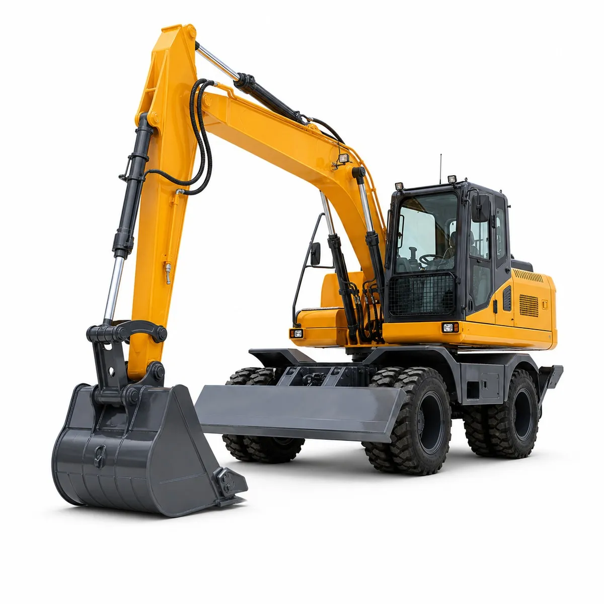 SJ150 Wheeled Excavator
