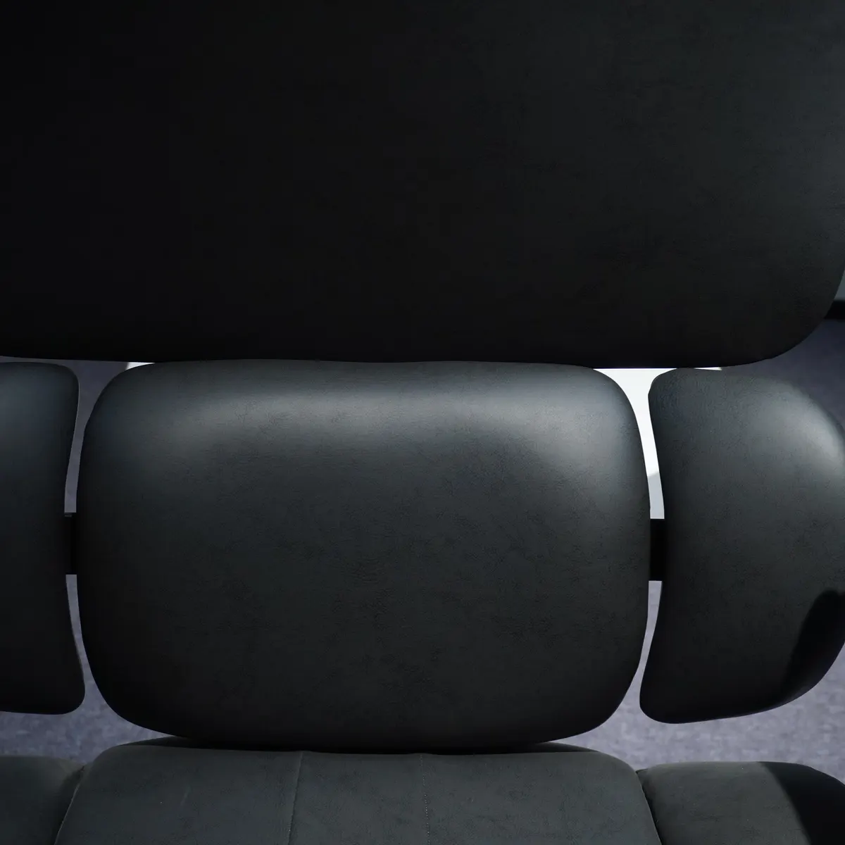 Segmented Headrest Front Detail