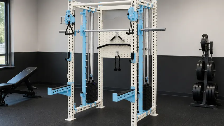 Kết hợp cáp và giá đỡ Smith