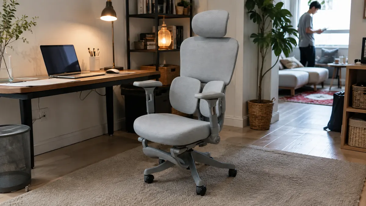 Soft support for quiet work