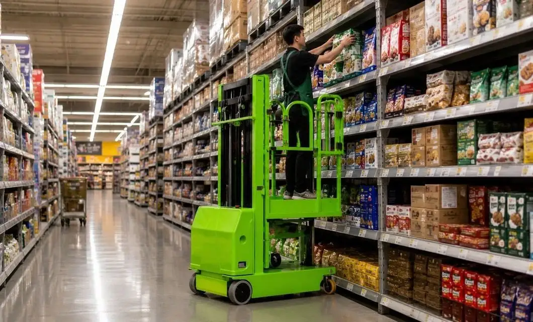 Rifornimento degli scaffali dei supermercati e operazioni di stoccaggio elevate