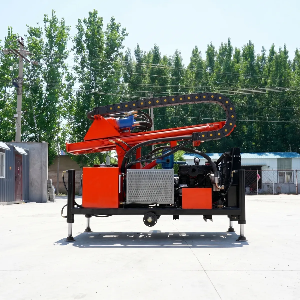 TJ-200 - Multi-Angle Real-Szene Fotos-rechte Seite-Bohrer eingefahren