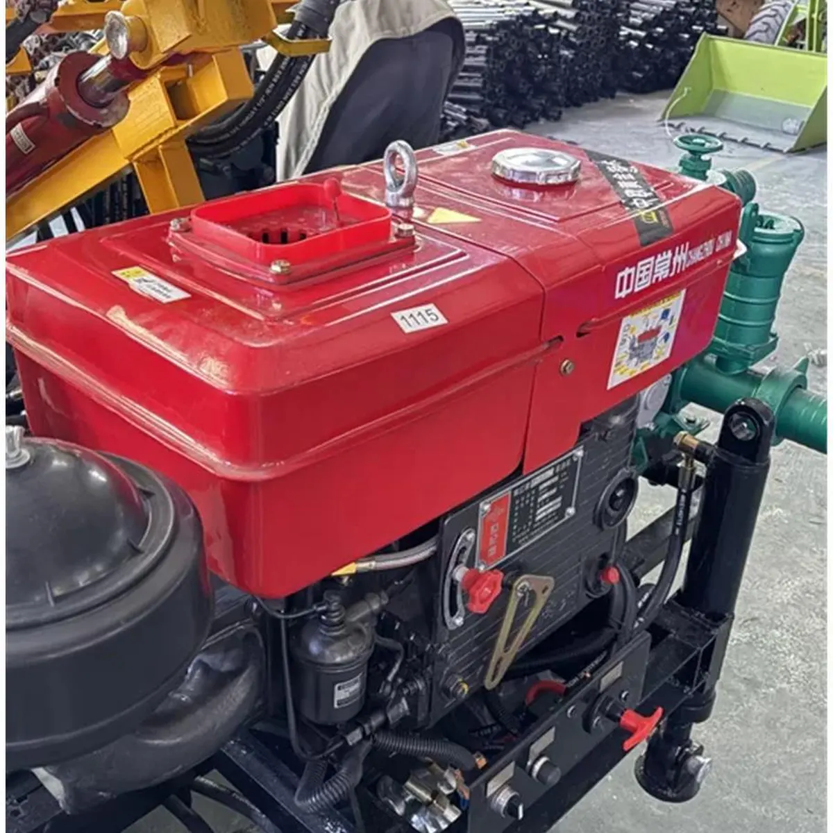 TJ-X150 - Detail View-Conjunto do motor diesel 3