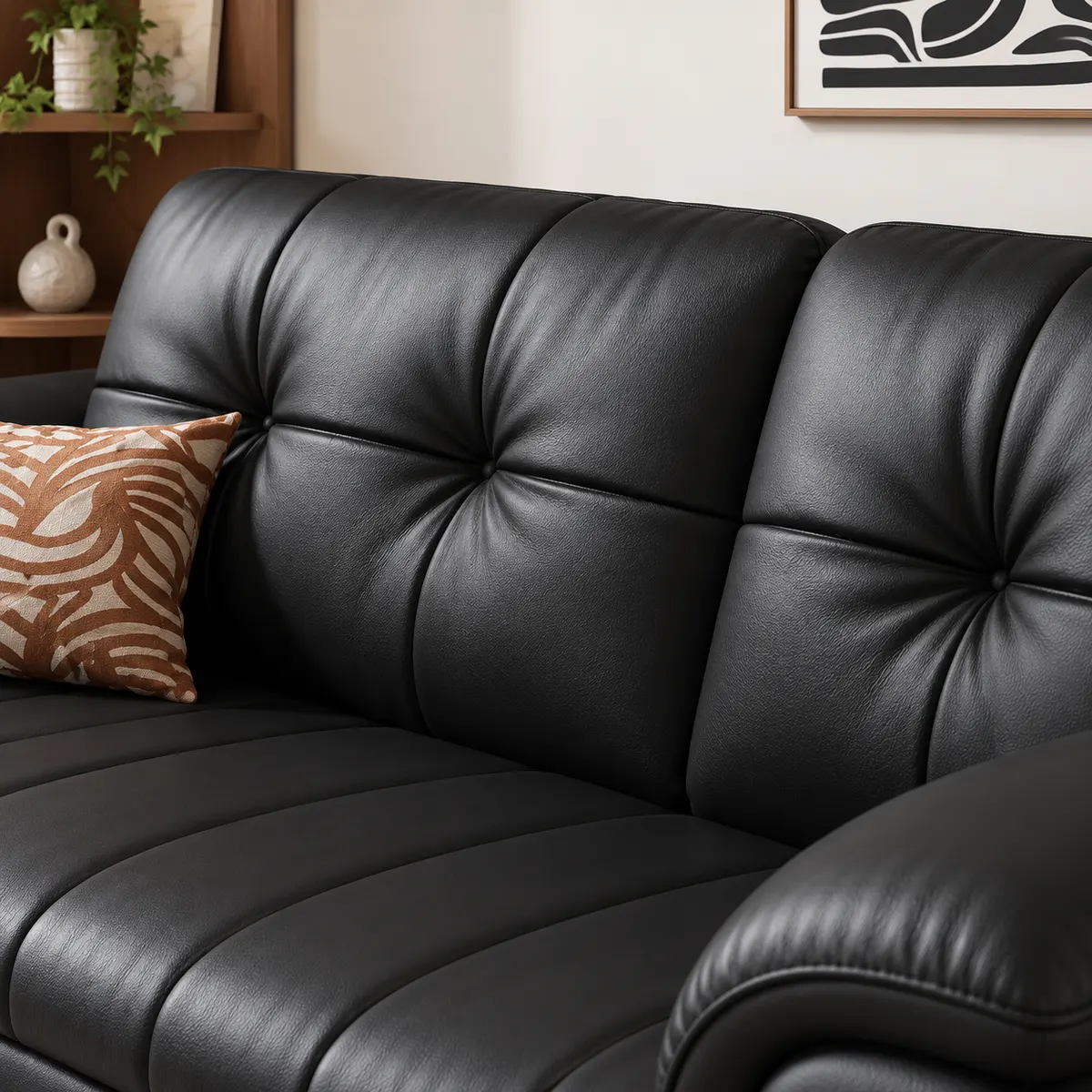 Detalle de respaldo Tufted
