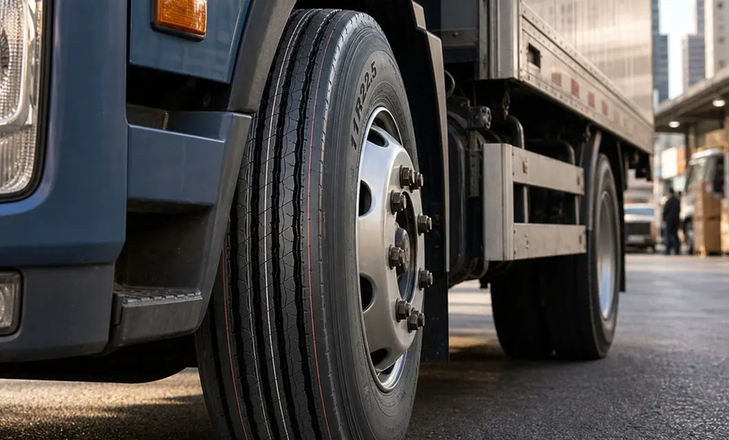 City Logistics-Städtische Fracht lieferung; Bestätigen Sie die Routen-, Beladungs-und Reifens pezifi kation.