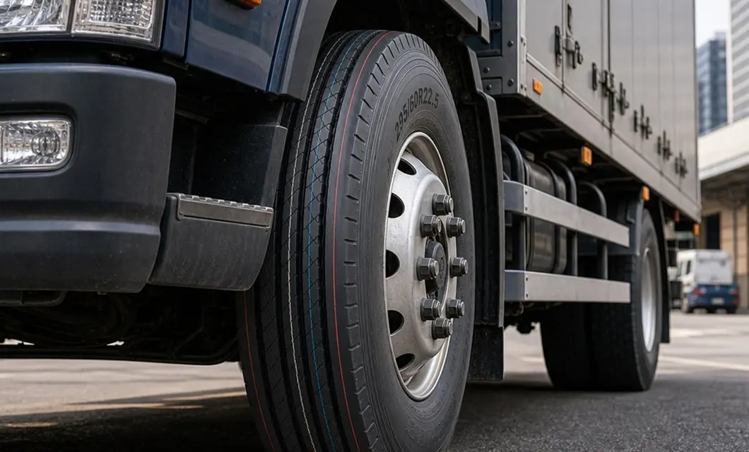 Logistique urbaine-Livraison de marchandises en milieu urbain; confirmer l’itinéraire, la charge et les spécifications des pneus.