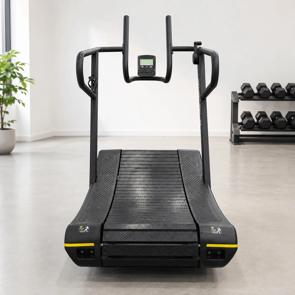W01N non-motorized treadmill – real-life photo – front view