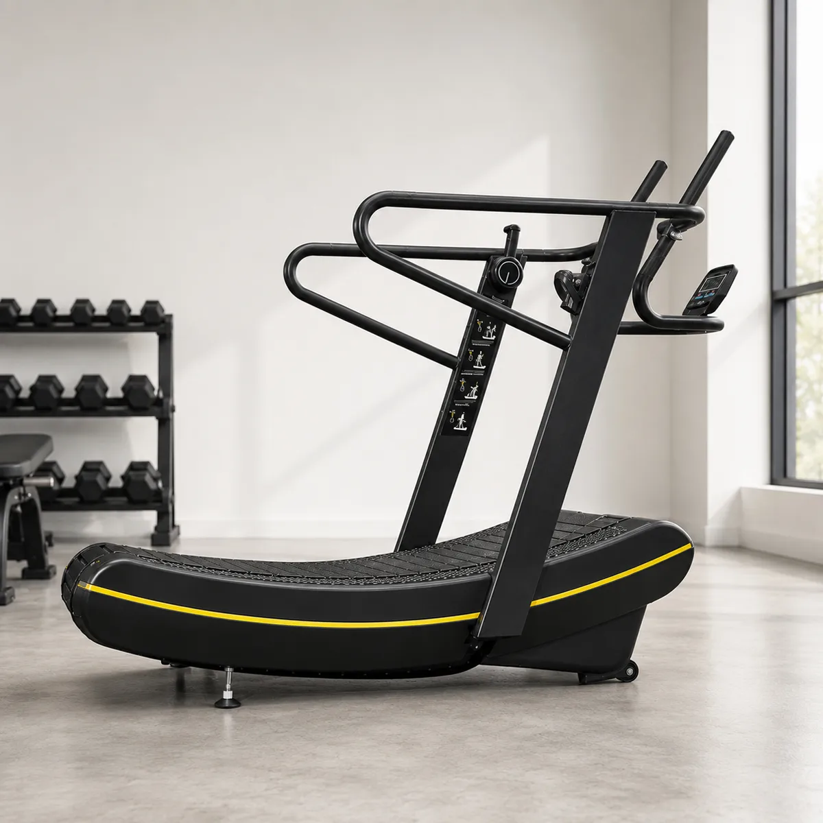 W01N Non-Motorized Treadmill – Actual Photo – Front Left Side