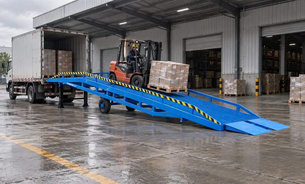 Warehouse Dock Loading Without Fixed Platform