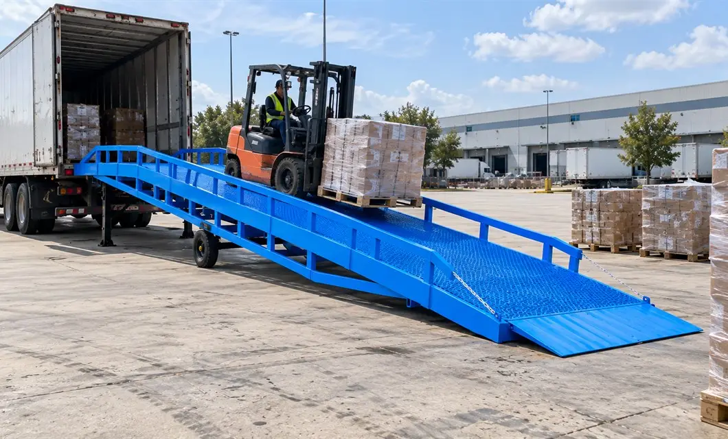 Wide Ramp Entry For Pallet Loading