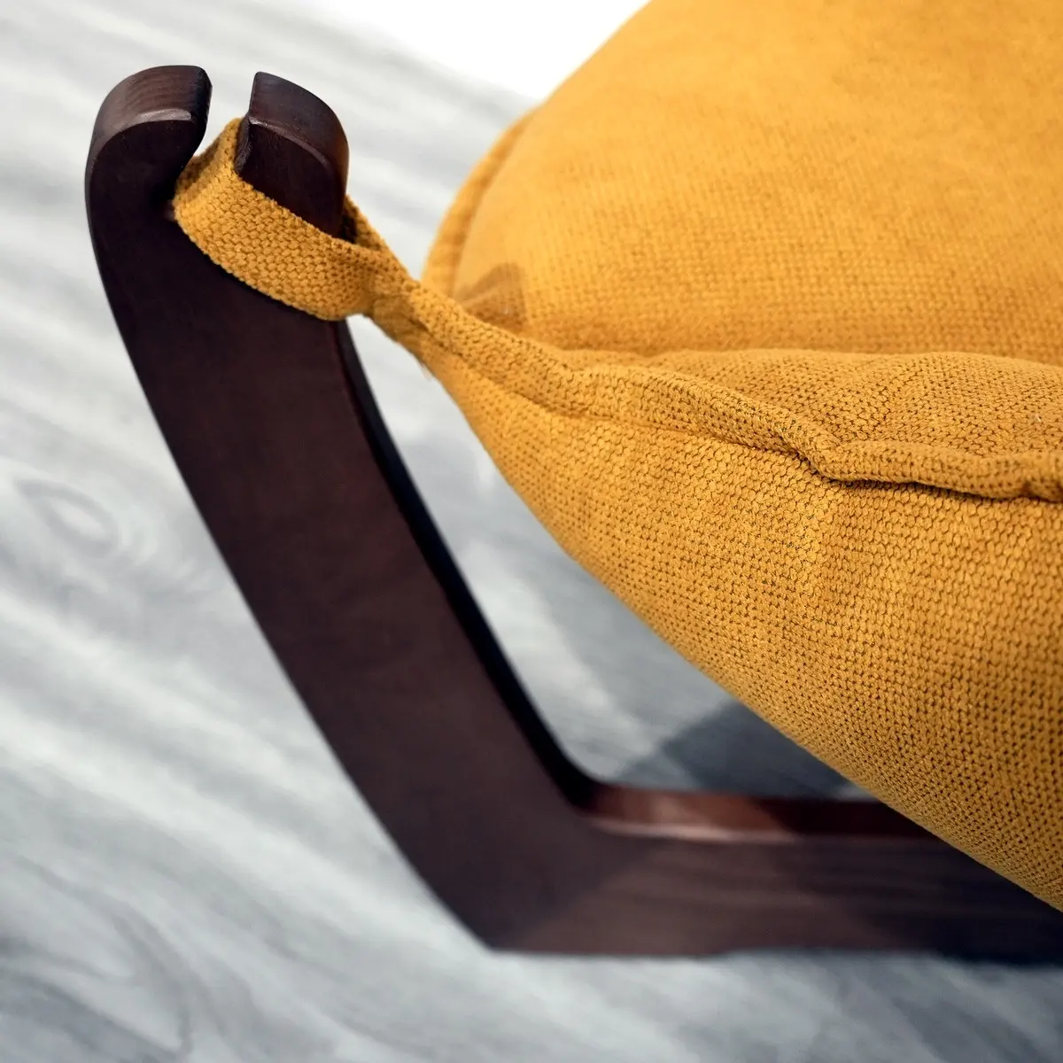 Wood Frame And Seat Cushion