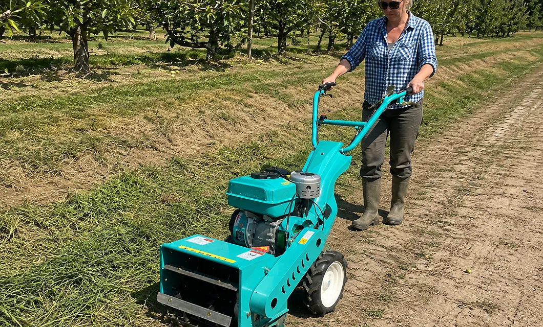 Munka a fák között szűk talajon