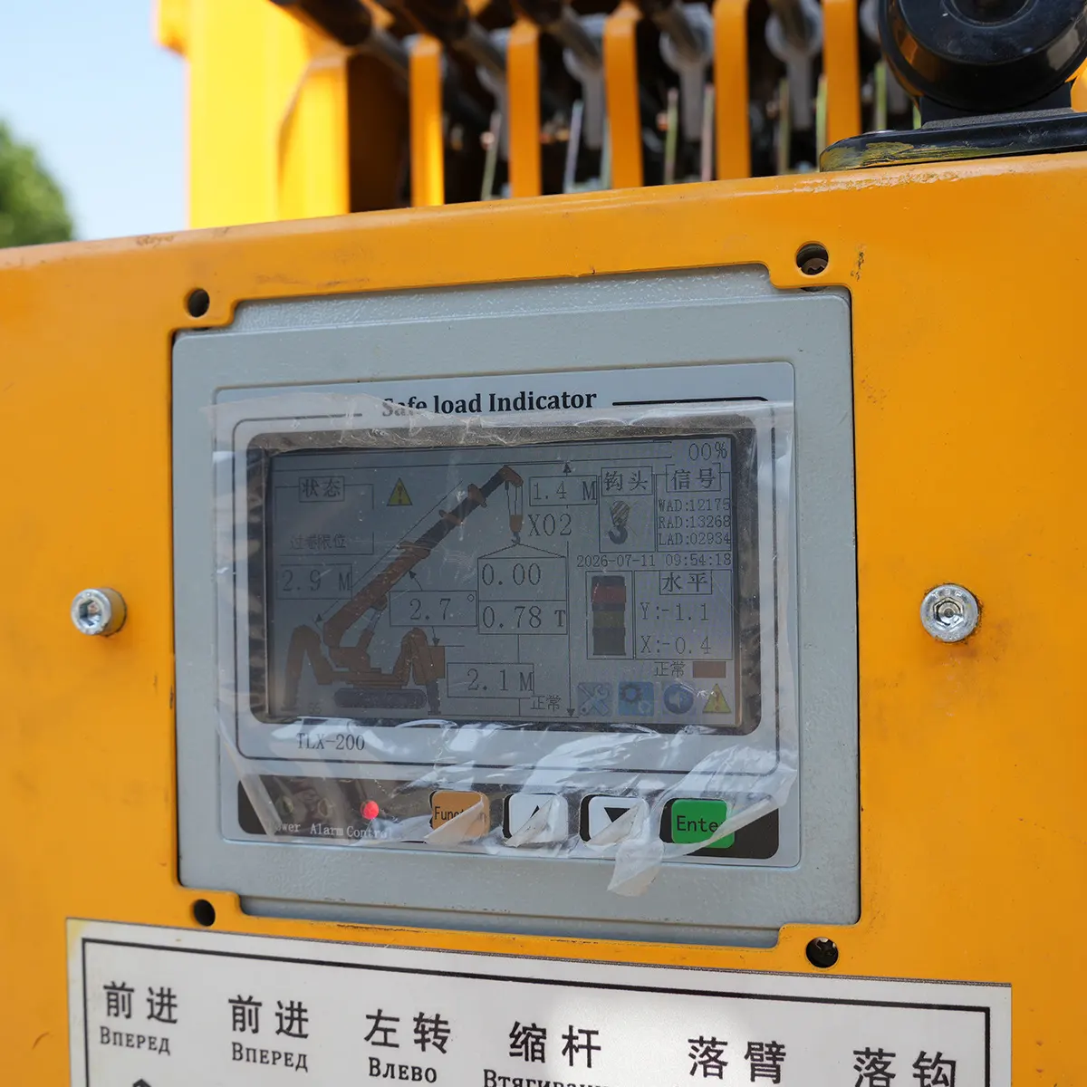 load-moment-display