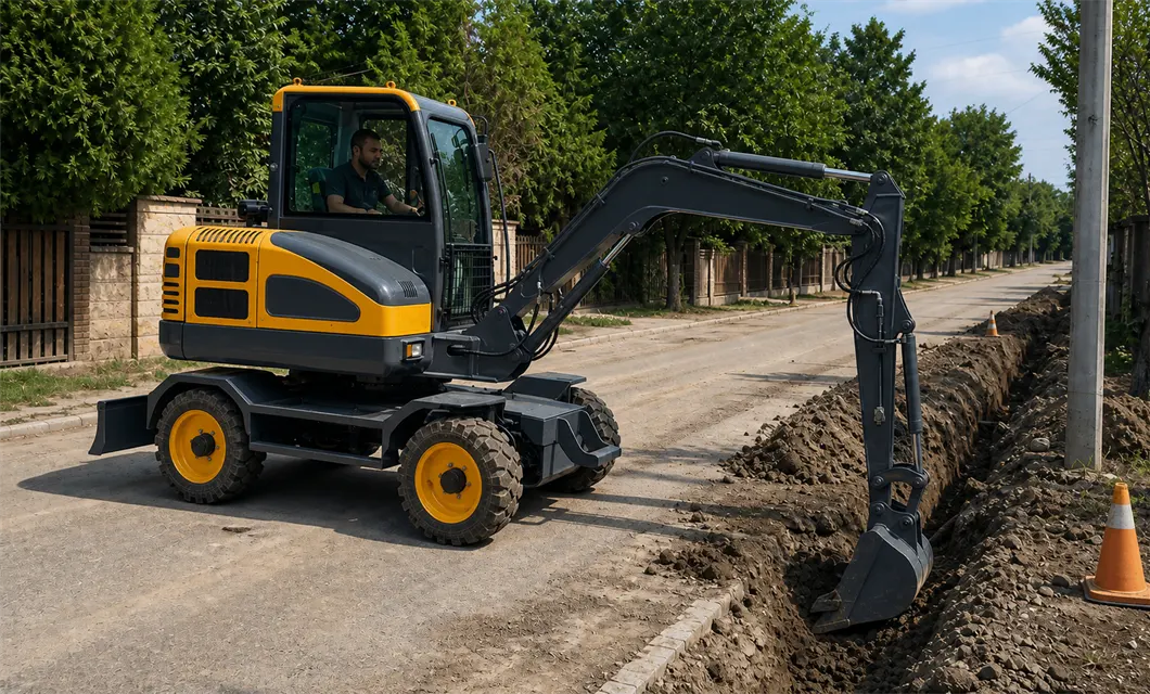 Gemeentelijke drainage-sleuven