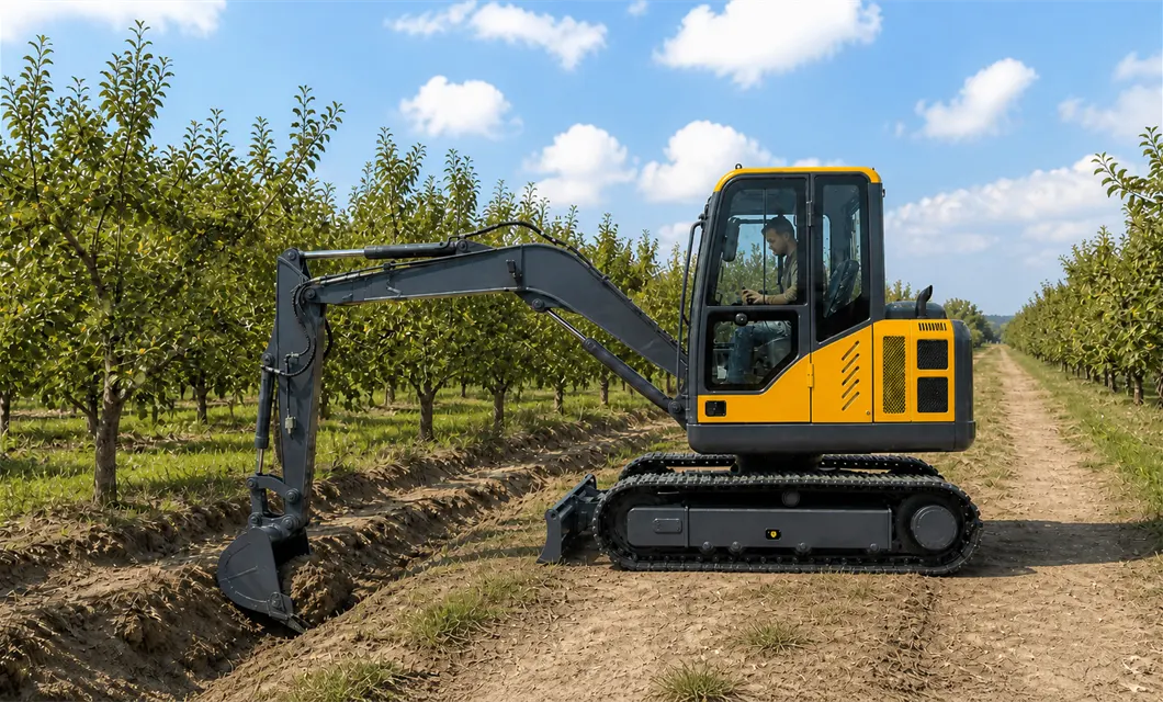 Orchard Drainage Channel Cleaning