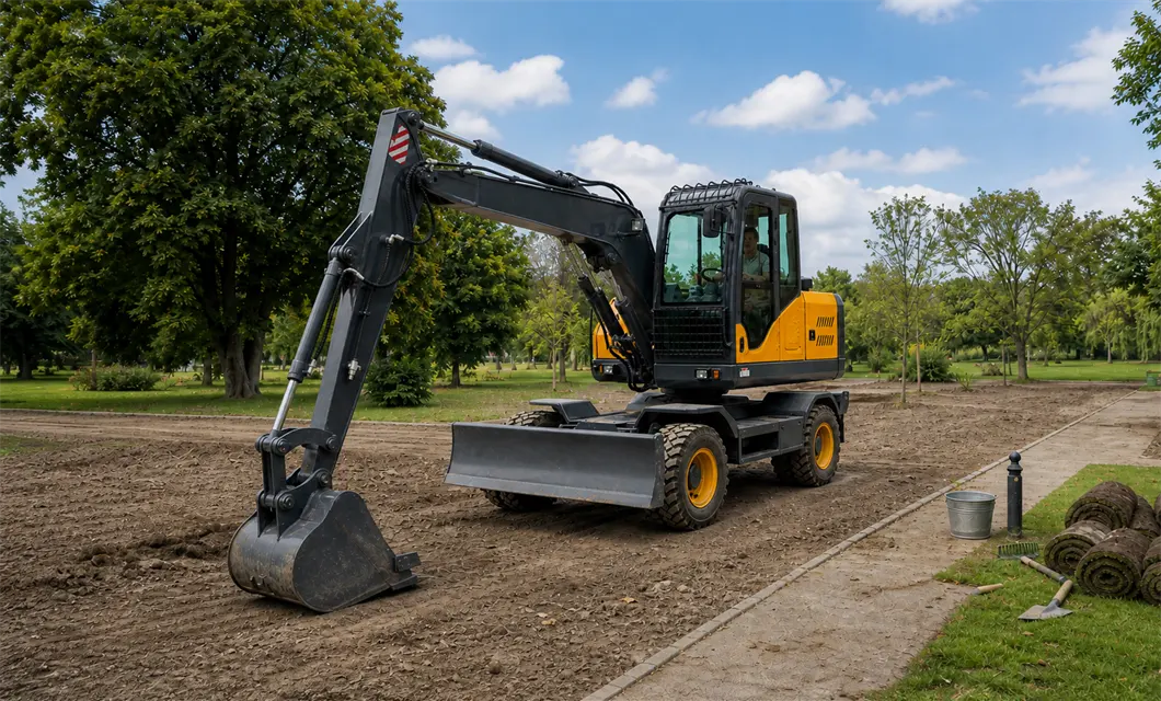 Park Landscape Grading