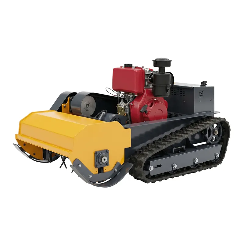 Remote-controlled lawn mower