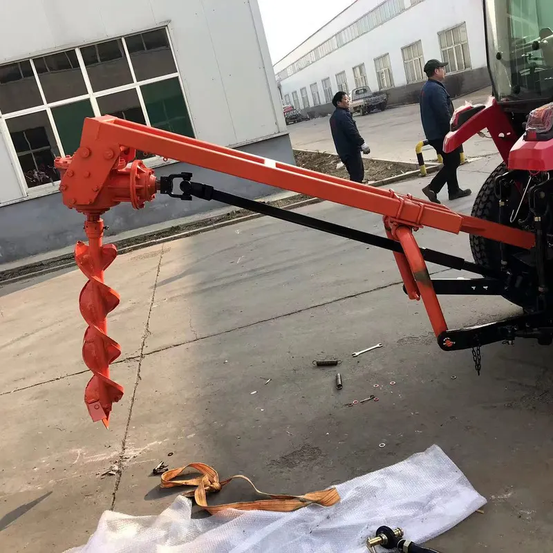 montado en tractor-lado izquierdo