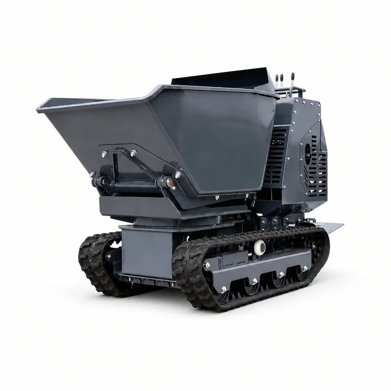 Rotating dump truck