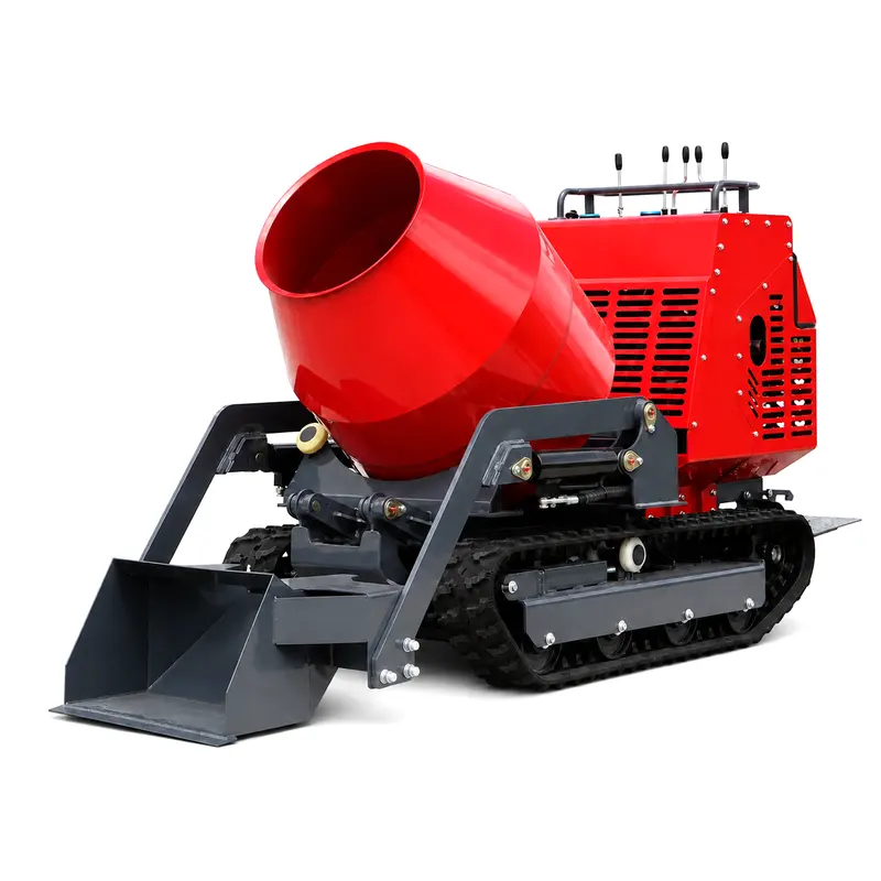 Mixing tank dump truck