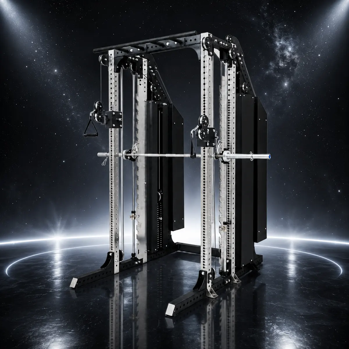 อุปกรณ์ฝึกการทำงานของ SMITH Machine