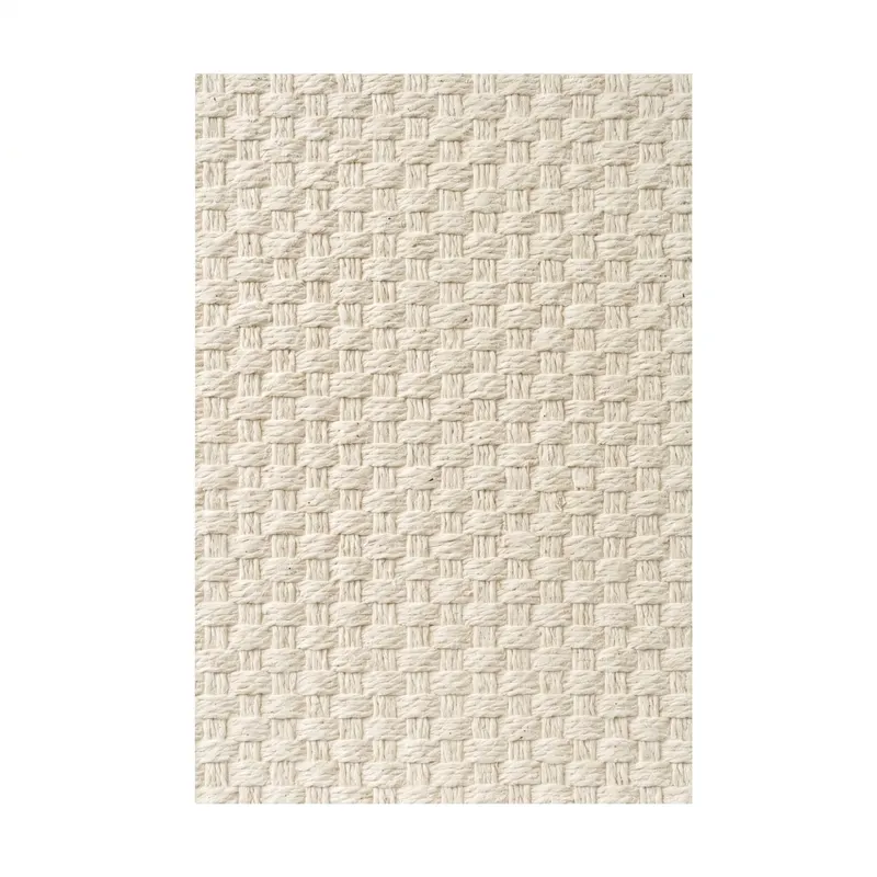 Off-white woven-texture soft porcelain