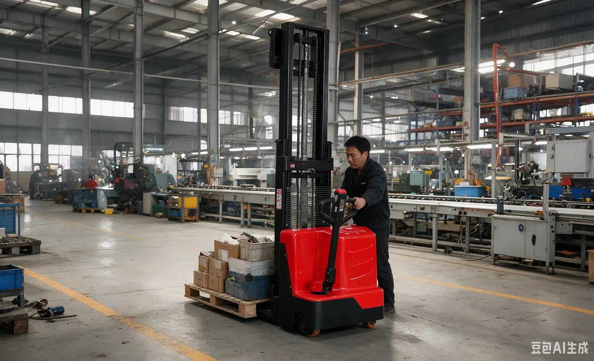 1,5-Ton-Walk-Behind-Elektro stapler Anwendung 5