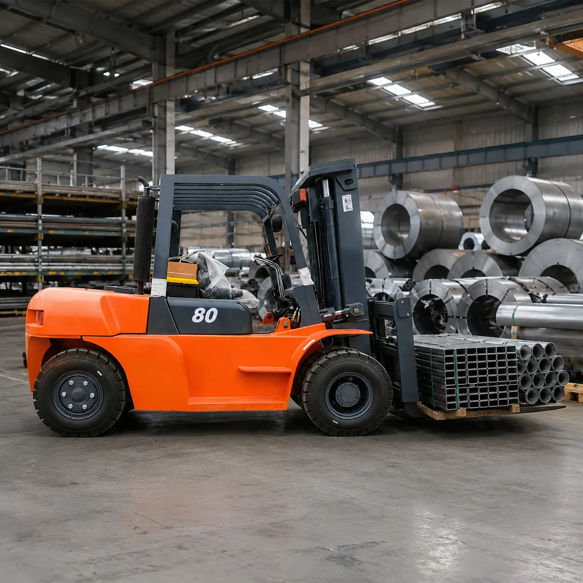 Movimentazione dei componenti metallici all’interno del magazzino
