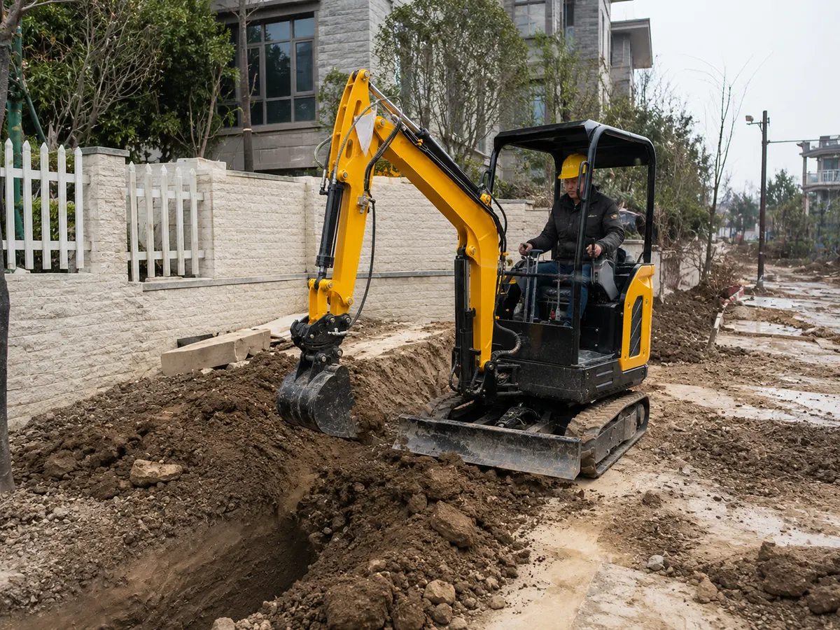 Residential Garden Trenching