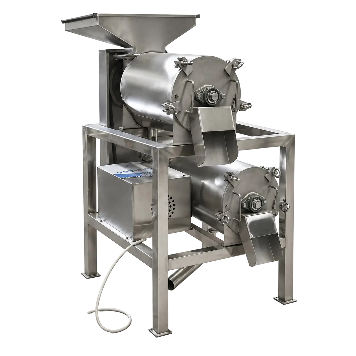 Double-channel Fruit Pitting & Pulping Machine