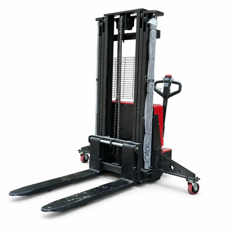 Walkie stacker (with simple side outriggers)