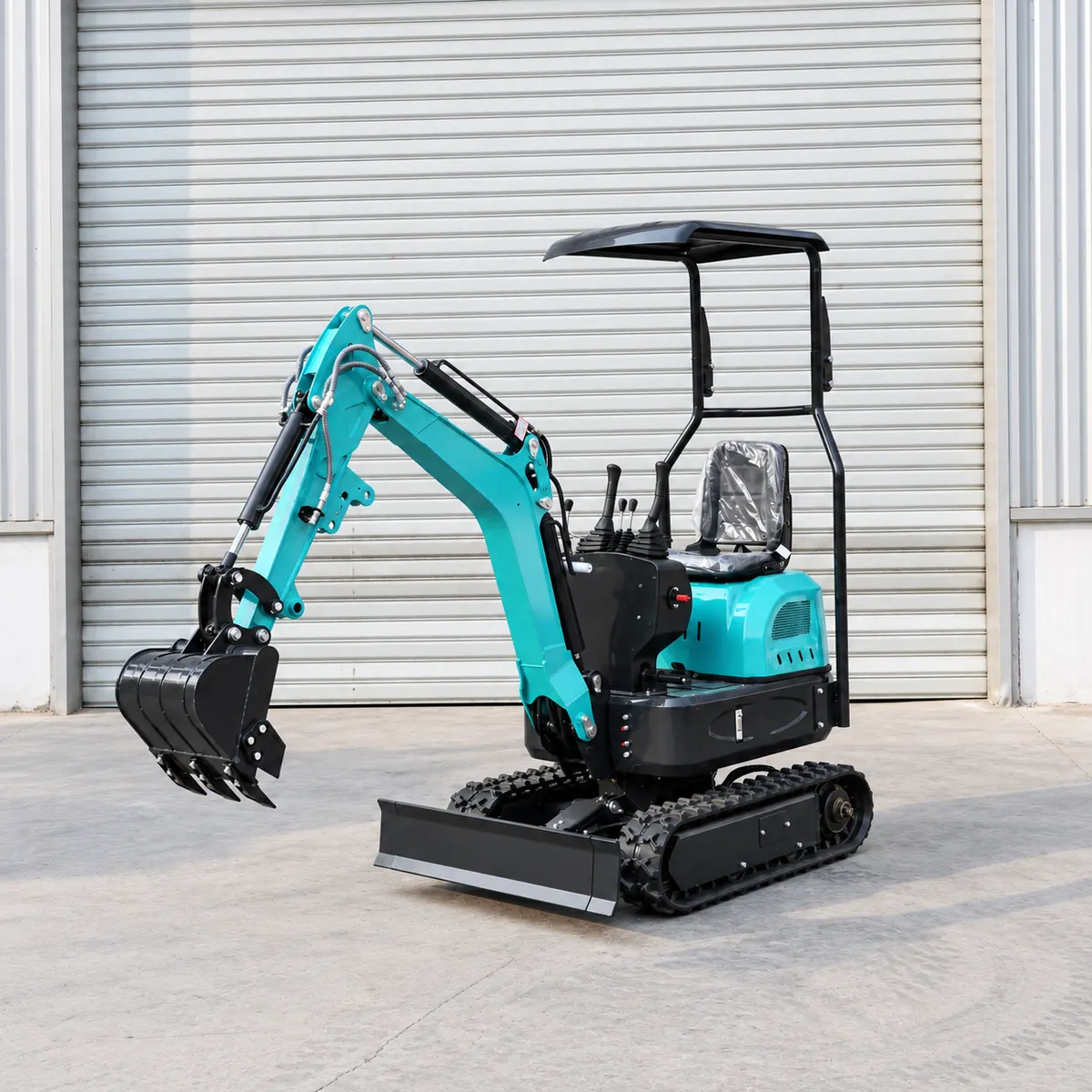 Mini Crawler Excavator Multi-angle View 3