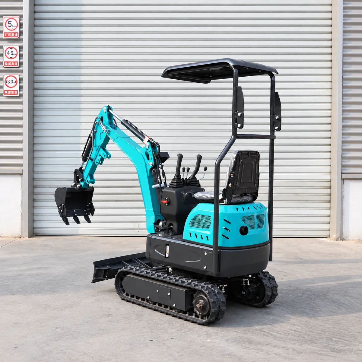 Mini Crawler Excavator Multi-angle View 5