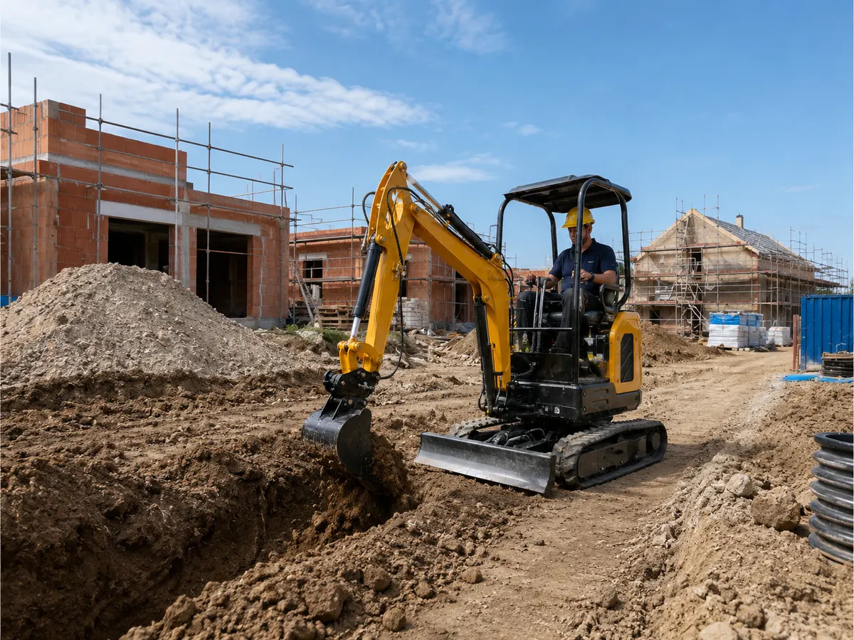 Site Pipeline Trenching