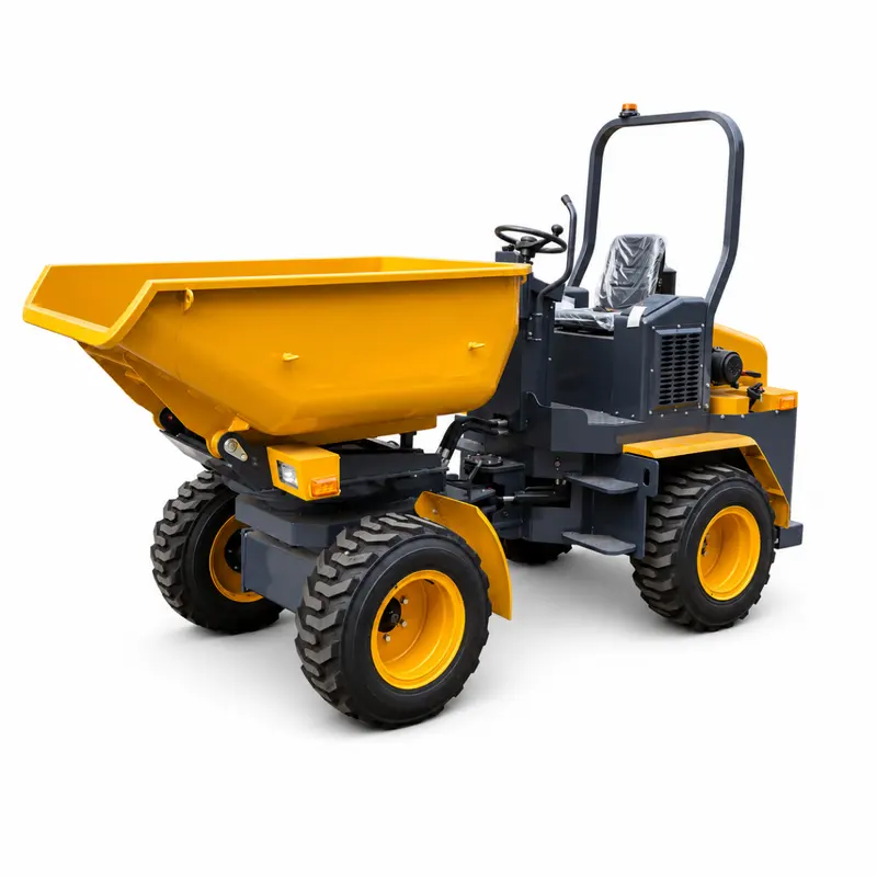 Sedan-type dump truck