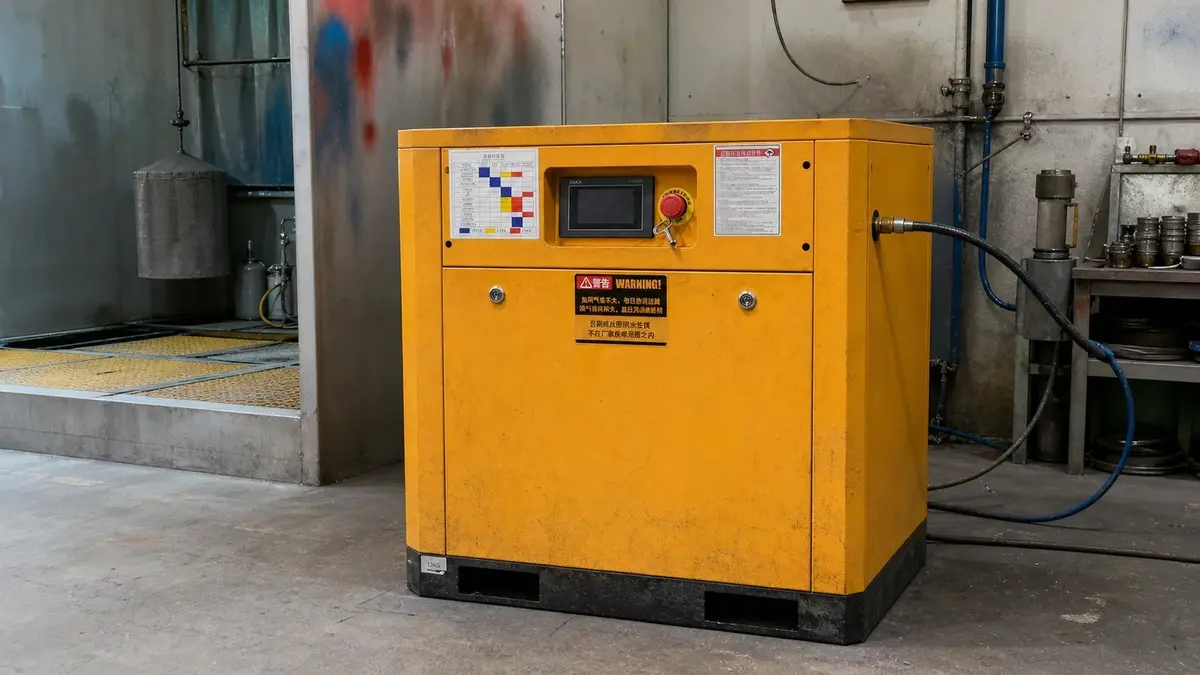 Alimentation en air de pulvérisation industrielle