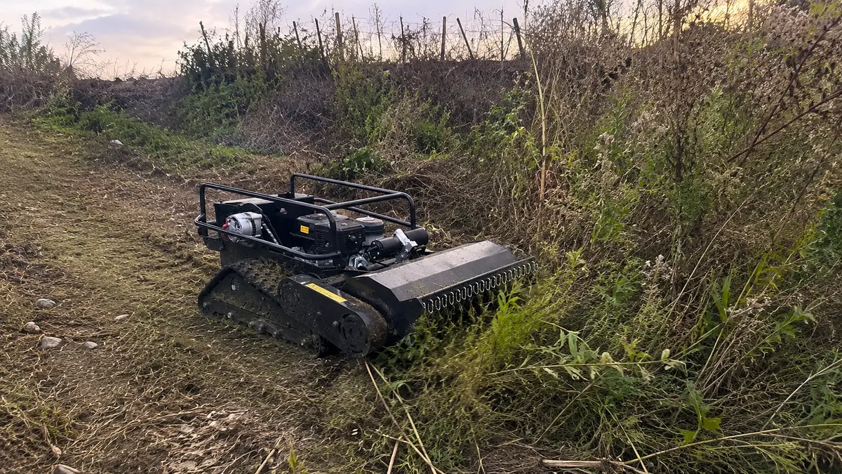 Heavy Grass Area - Strong Visual Progress in Heavy Grass